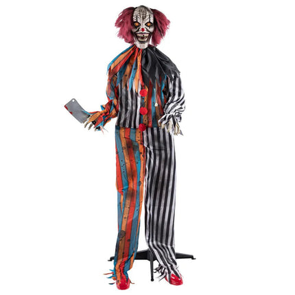 Staande decoratie Clown Butcher (175 cm) van Boland koop je bij Partywinkel