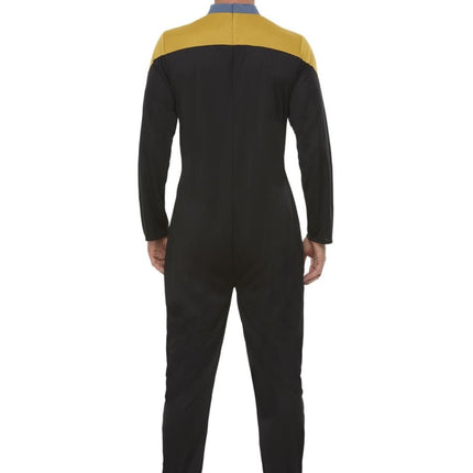 Star Trek, Voyager Operations Uniform, Gold & Blac Heren van Smiffys koop je bij Partywinkel