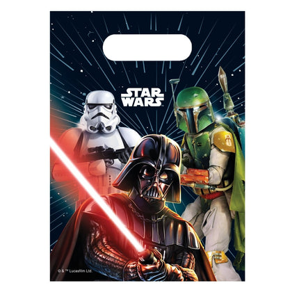 Procos Star Wars Galaxy 6 Uitnodigingskaarten – Met Enveloppen, FSC-papier, Themafeest Of Verjaardag