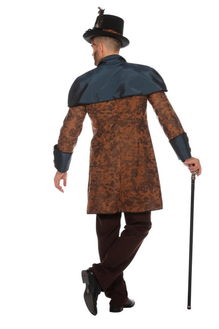 Steampunk Kostuum Blauw van Wilbers & Wilbers koop je bij Partywinkel