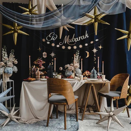 Ster Ballon Beige 70cm van Partydeco koop je bij Partywinkel