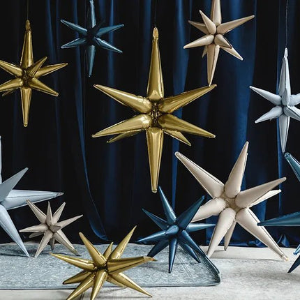 Ster Ballon Goud 70cm van Partydeco koop je bij Partywinkel