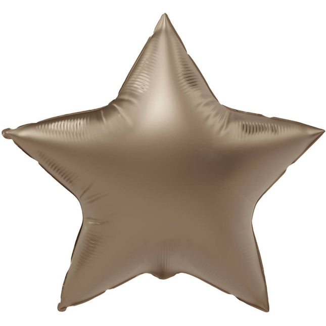 Ster Helium Ballon Goud Leeg 45cm van Folat koop je bij Partywinkel