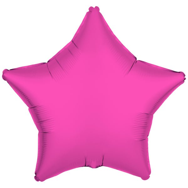 Ster Helium Ballon Neon Roze Leeg 48cm van Riethmueller koop je bij Partywinkel