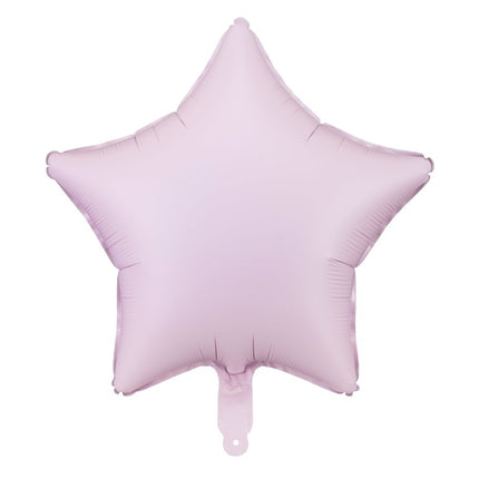 Ster Helium Ballon Paars Leeg 48cm van Partydeco koop je bij Partywinkel