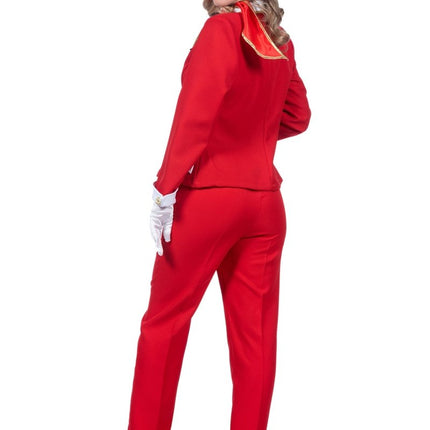 Stewardess Pak Dames Rood van Wilbers & Wilbers koop je bij Partywinkel
