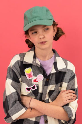 Stijk Embleem Kiss Me 3st van Partydeco koop je bij Partywinkel