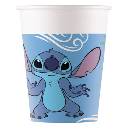 Stitch Bekers Papier 200ml 8st van Procos koop je bij Partywinkel