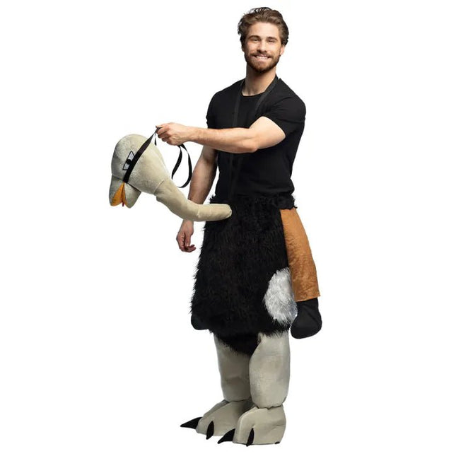 Struisvogelpak Heren Carry Me van Boland koop je bij Partywinkel