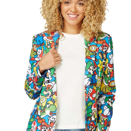 Super Mario Blazer Dames OppoSuits van OppoSuits koop je bij Partywinkel