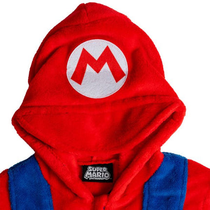 Super Mario Onesie Blauw Rood Kind van Riethmueller koop je bij Partywinkel