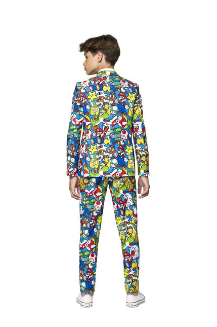 Super Mario Pak Jongen Tiener OppoSuits van OppoSuits koop je bij Partywinkel