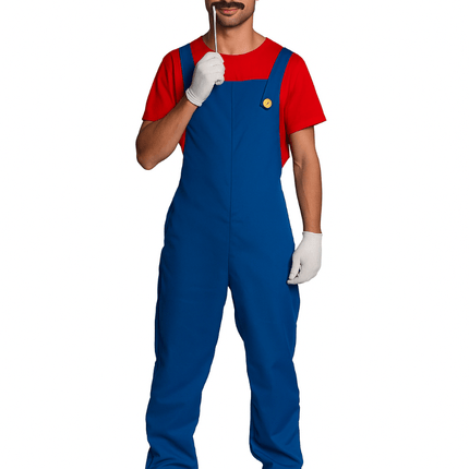 Super Mario Pak Rood Blauw Heren van PartyXclusive koop je bij Partywinkel