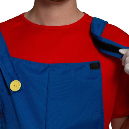 Super Mario Pak Rood Blauw Heren van PartyXclusive koop je bij Partywinkel