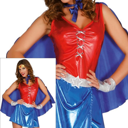 Super Woman Kostuum Dames van Fiestas Guirca koop je bij Partywinkel