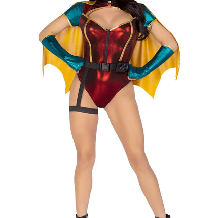 Super Woman Pak Dames Bodysuit Leg Avenue van Leg Avenue koop je bij Partywinkel