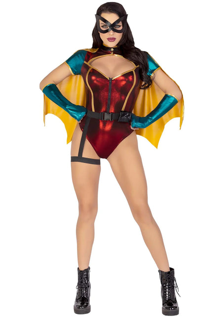 Super Woman Pak Dames Bodysuit Leg Avenue van Leg Avenue koop je bij Partywinkel