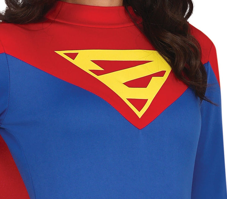 Supergirl Kostuum Blauw Dames van Fiestas Guirca koop je bij Partywinkel