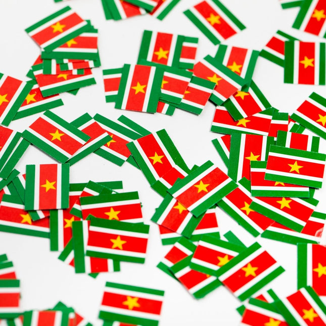 Suriname Tafelconfetti Papier 150st van WeFiesta koop je bij Partywinkel