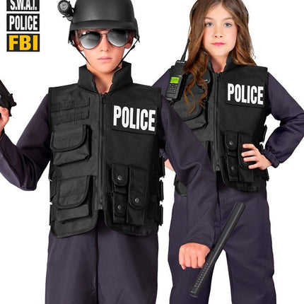 SWAT VEST FBI/POLITIE KIND van Widmann koop je bij Partywinkel
