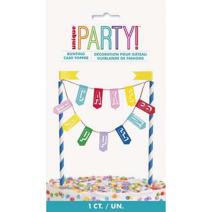 Taarttopper Cake Happens 21cm van Unique koop je bij Partywinkel