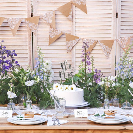 Taarttopper Happy Birthday Zilver 25,5cm van Partydeco koop je bij Partywinkel