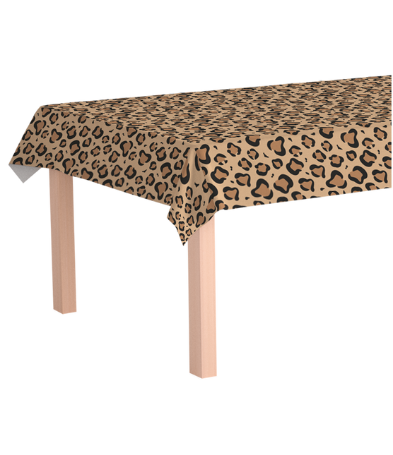 Tafelkleed - Leopard (Safari)