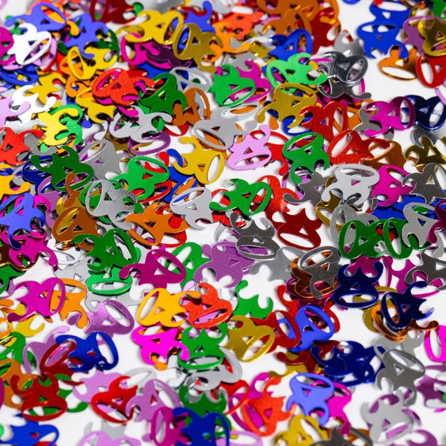Tafelconfetti 30 Jaar Gekleurd van WeFiesta koop je bij Partywinkel