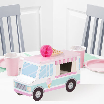 Tafeldecoratie Ijskar 23,5cm van Creative Converting koop je bij Partywinkel