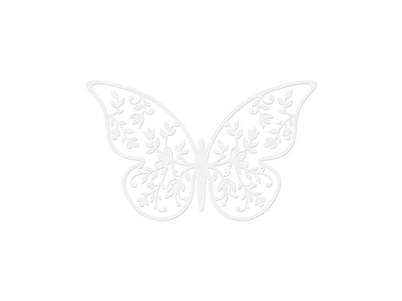 Tafeldecoratie Vlinder Papier 6,5cm 10st van Partydeco koop je bij Partywinkel