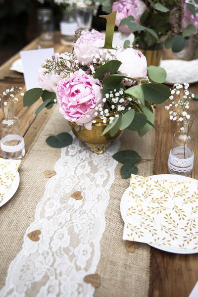 Tafelloper Jute Kant 2,75m van Partydeco koop je bij Partywinkel