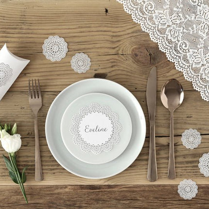 Tafelloper Kant 15cm 9m van Partydeco koop je bij Partywinkel