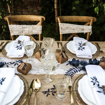 Tafelloper Kant 18cm 9m van Partydeco koop je bij Partywinkel