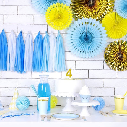 Tassel Slinger Blauw 2m van Partydeco koop je bij Partywinkel