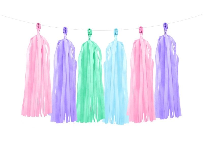 Tassel Slinger Gekleurd 2m van Partydeco koop je bij Partywinkel