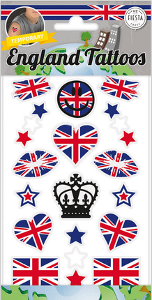 Tattoo Engeland van WeFiesta koop je bij Partywinkel