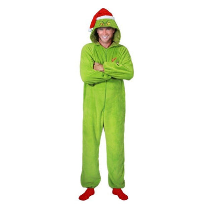 The Grinch Kigurumi Groen 190cm van CHAKS koop je bij Partywinkel