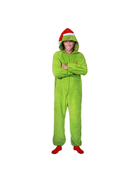 The Grinch Kigurumi Groen 190cm van CHAKS koop je bij Partywinkel