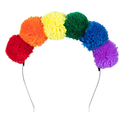 Tiara Regenboog Pompon van Boland koop je bij Partywinkel