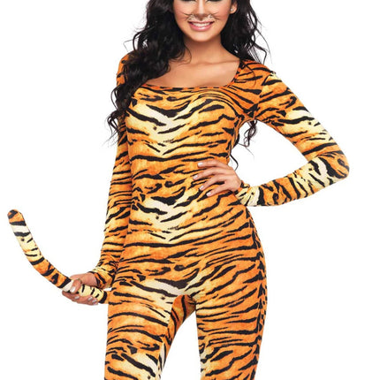 Tijger Catsuit Dames Leg Avenue van Leg Avenue koop je bij Partywinkel