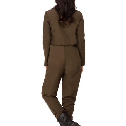 Top Gun Dames Kostuum, Khaki van Smiffys koop je bij Partywinkel