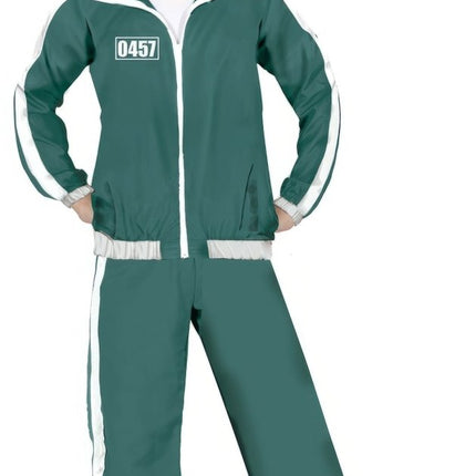 Trainingspak Cijfers Jongens Groen van Fiestas Guirca koop je bij Partywinkel