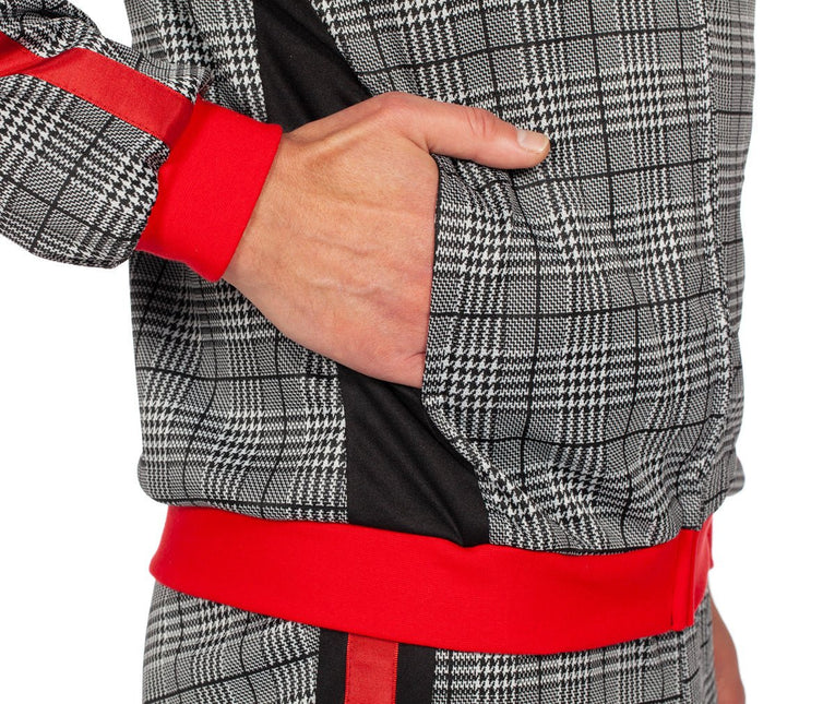 Trainingspak Fout Heren Grijs van Wilbers & Wilbers koop je bij Partywinkel