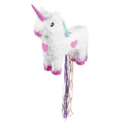 Trek Pinata Unicorn Wit 47cm van Boland koop je bij Partywinkel