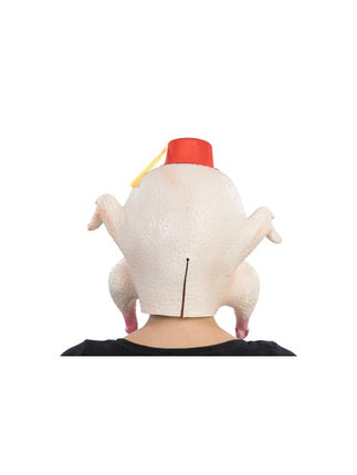 Kalkoen Hoofdmasker met Fez 37cm