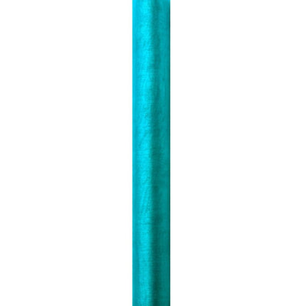 Turquoise Organza Stof 36cm 9m van Partydeco koop je bij Partywinkel