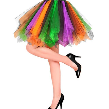 Tutu Paars/Groen/Oranje van Widmann koop je bij Partywinkel