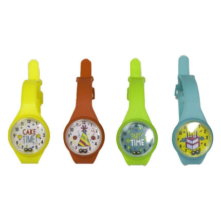 Uitdeelcadeautjes Horloge Puzzels 17,8cm 4st van Unique koop je bij Partywinkel