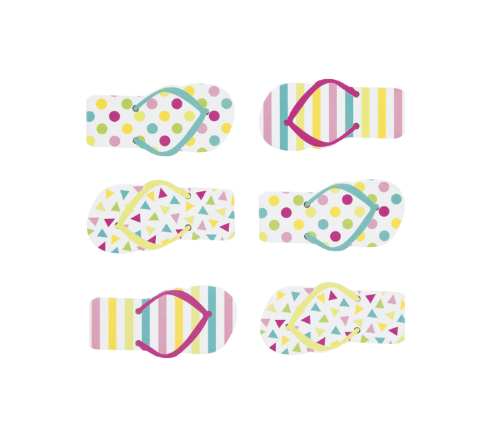 Uitdeelcadeautjes Notitieboekjes Slipper 11cm 12st van Unique koop je bij Partywinkel