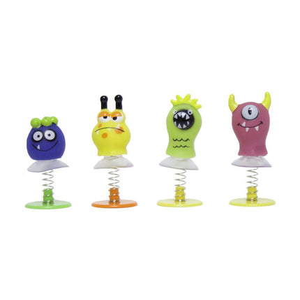 Uitdeelcadeautjes Springfiguren Monsters 6cm 4st van Unique koop je bij Partywinkel